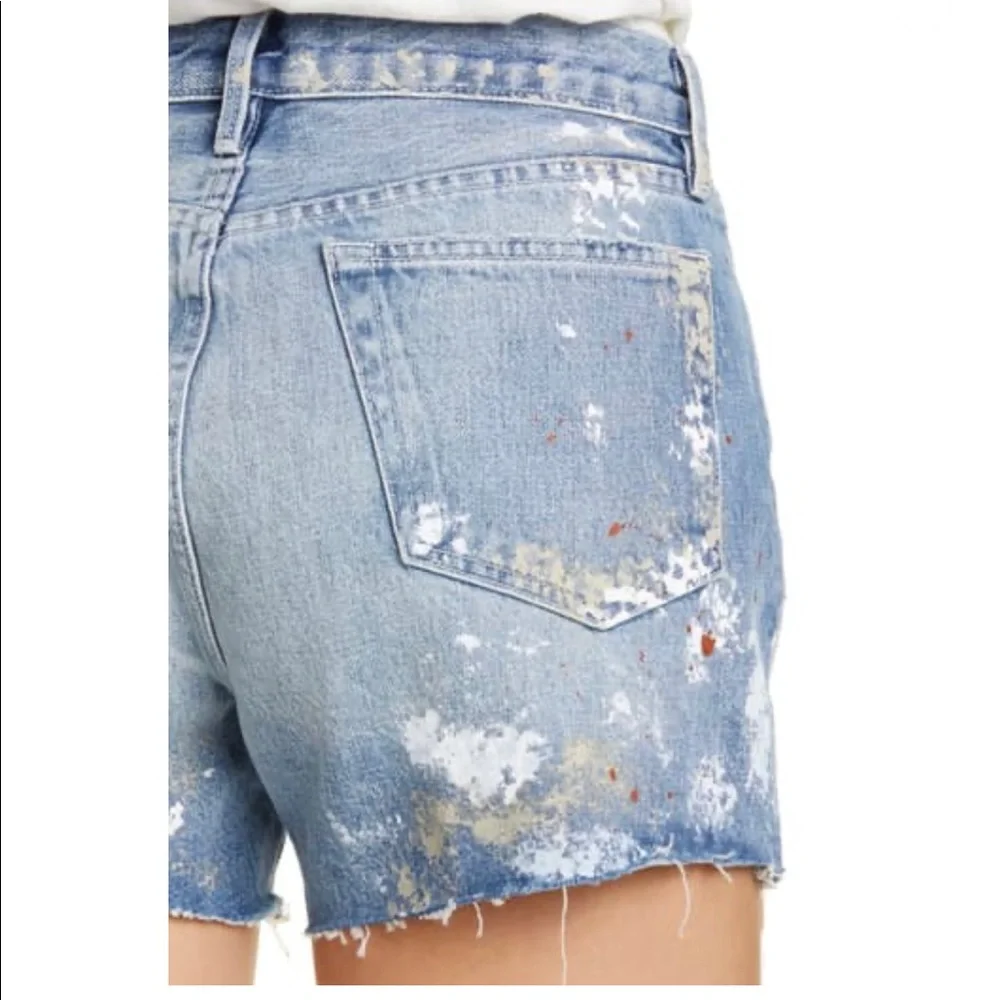 FRAME Le Stevie Short Raw Edge Dawes Shorts Size 27